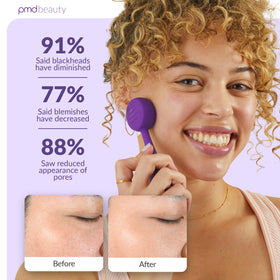 PMD Beauty Clean Mini SonicGlow vibrations for deep pore cleansing