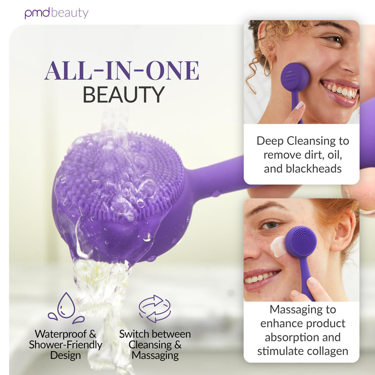 PMD Beauty Clean Mini travel-friendly design for cleansing anywhere