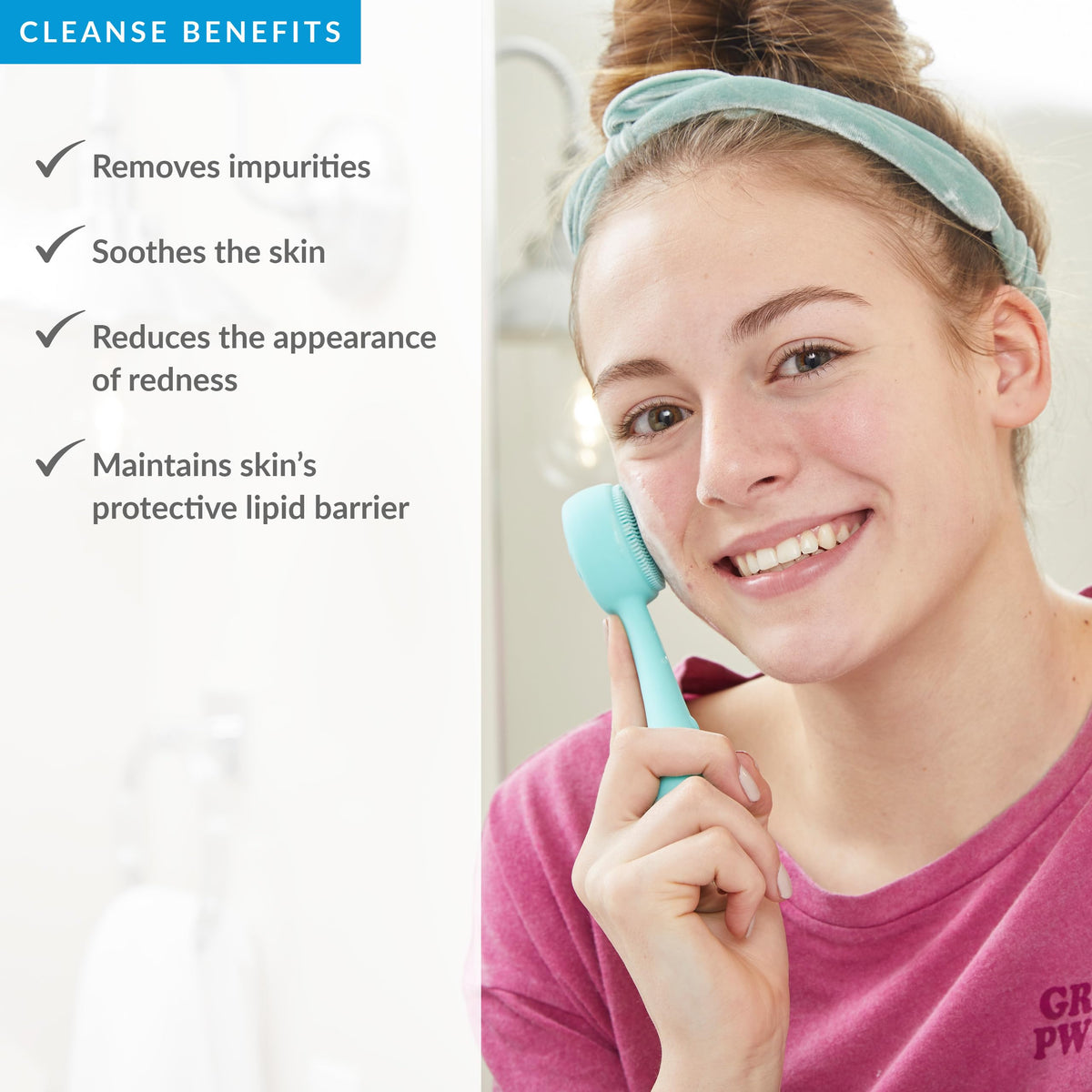 PMD Beauty Cleanse creamy foam texture for soothing skincare