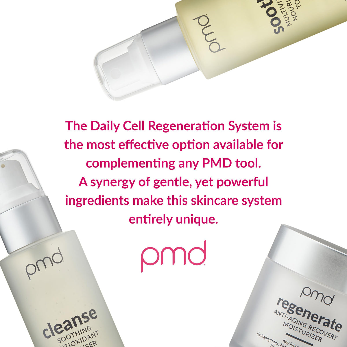 PMD Beauty Cleanse daily routine moment with calming ritual