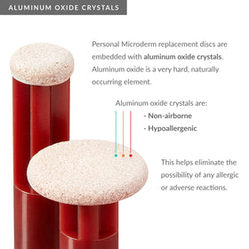 PMD Beauty orange coarse disc for balanced exfoliation across body areas