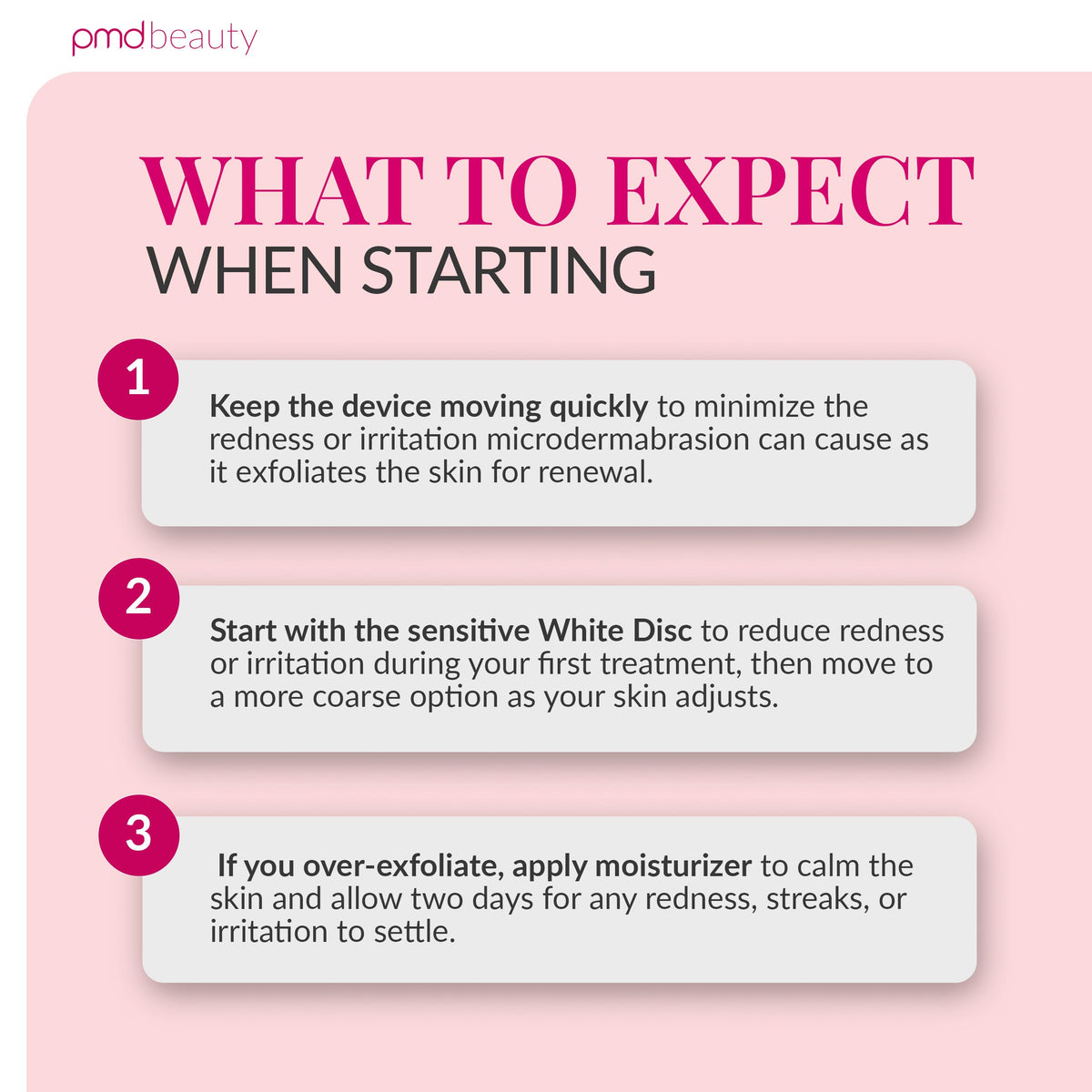 PMD Beauty Personal Microderm Classic compatible discs extend exfoliation options.