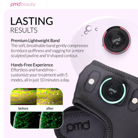 PMD Beauty SMAS Band firming effect adds tension and improved skin feel.