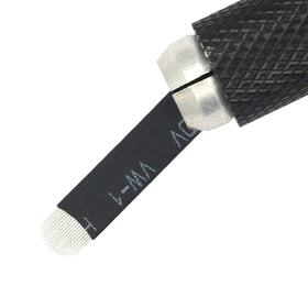 PMU Beauty sterilized packaging shows single-use needles for safe application.