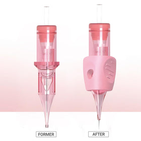 PMUBEAUTY medical-grade plastic housing offers visibility of ink flow.