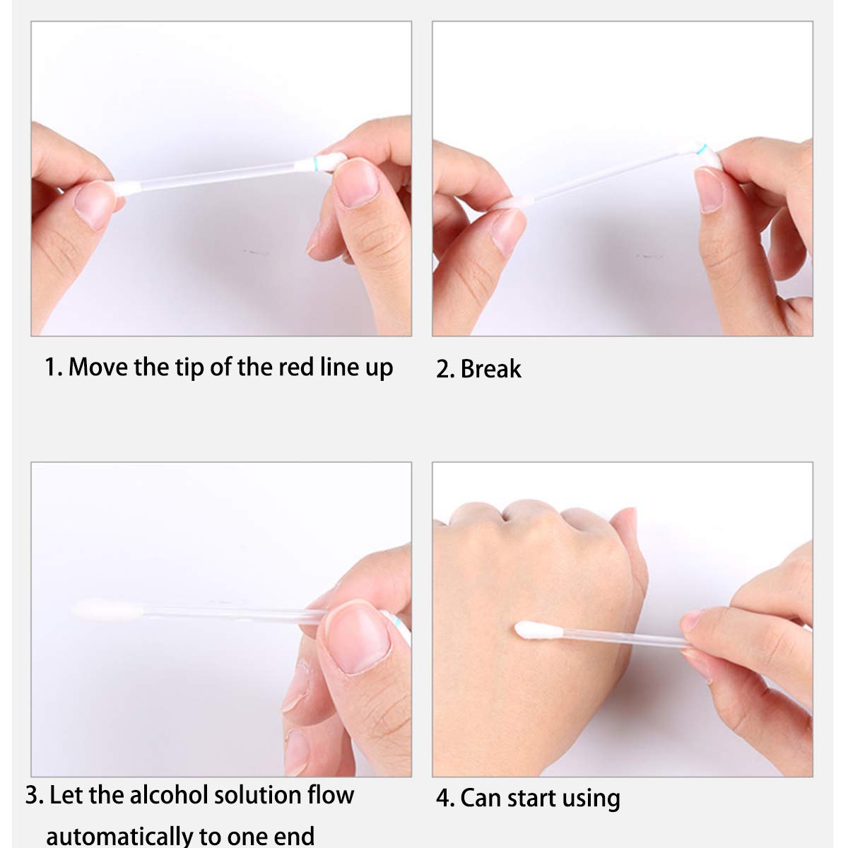 PNANA alcohol swabs help prep skin before injections or blood draws