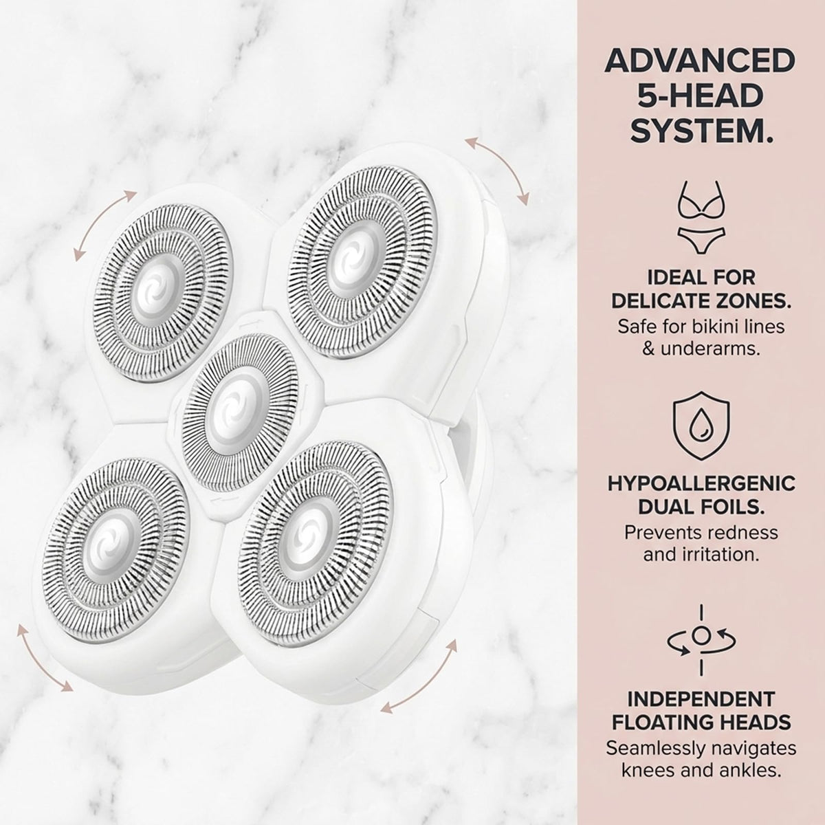 PNXPTAA replacement blades edge close-up for precise, smooth shaves.