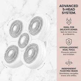 PNXPTAA replacement blades edge close-up for precise, smooth shaves.