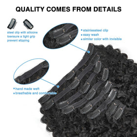 Eight-piece Pobokix bundle weighing 120g for versatile full-head coverage.