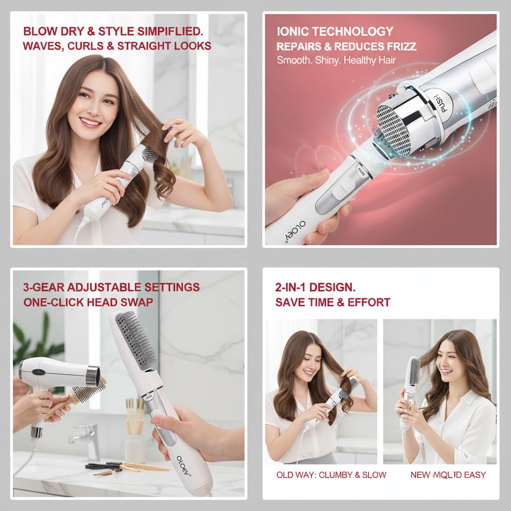 POCREATION ergonomic handle offers comfortable grip while drying and shaping.