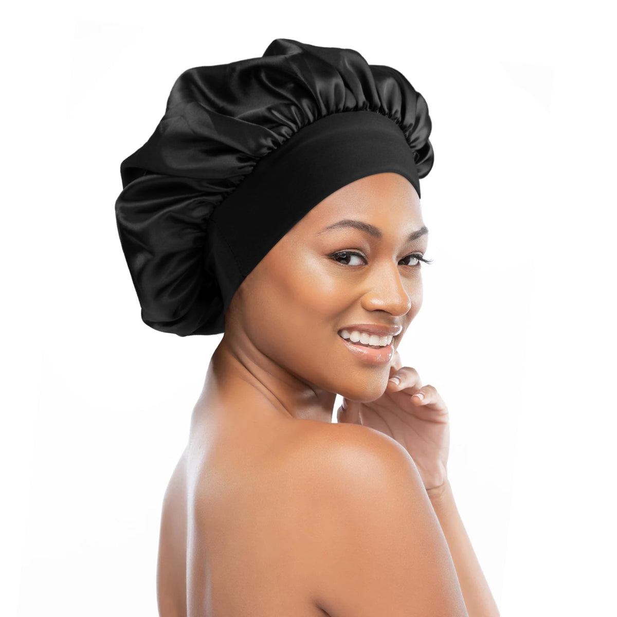 Podaloa hair protection overnight shield reduces breakage and tangles.