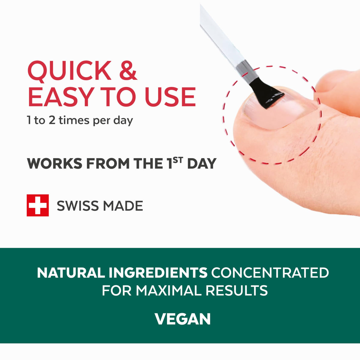 PODERM demonstrates nail-softening action on a toenail.