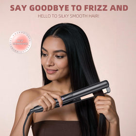 Podiality dual-voltage hair straightener ready for global travel.