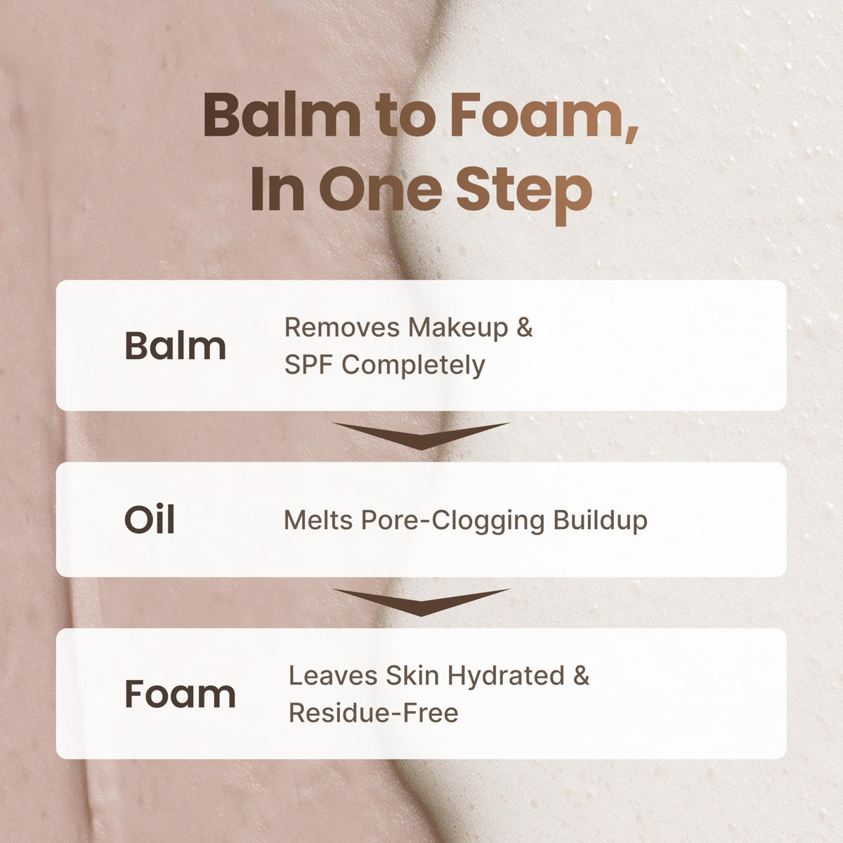 PO:DL Exfoliating texture gently refines skin surface for smoother look