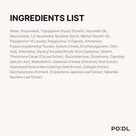 PO:DL Podl Collagen Bubble Serum bottle closeup image showcases premium Korean skincare.