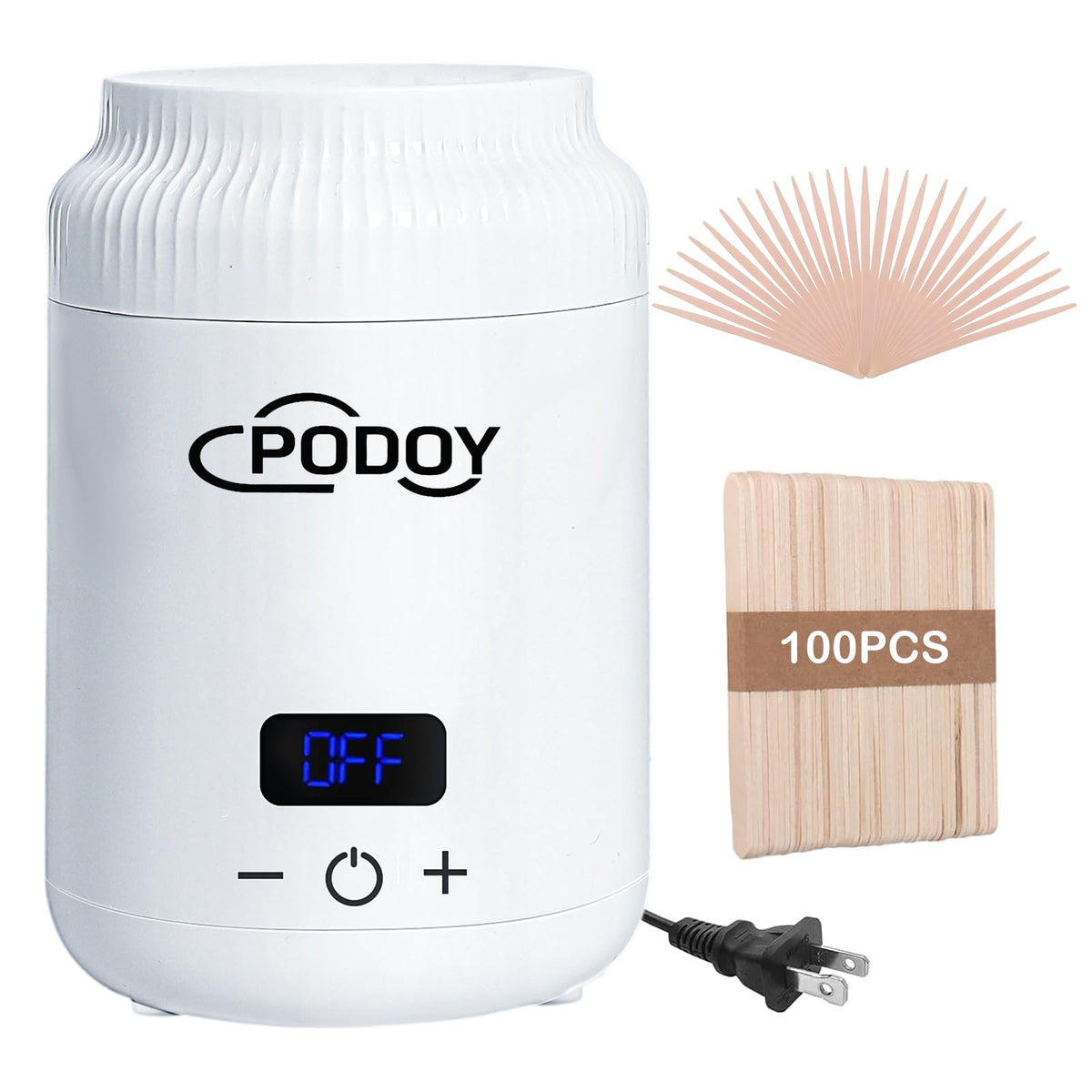 Podoy Mini Wax Warmer travel-friendly kit for on-the-go waxing