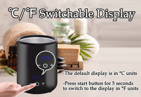 Podoy travel-friendly wax heater ideal for mobile salons and trips.