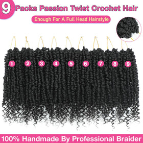 Pofworld Passion Twist 10in full-head look demonstrates voluminous, salon-style result.
