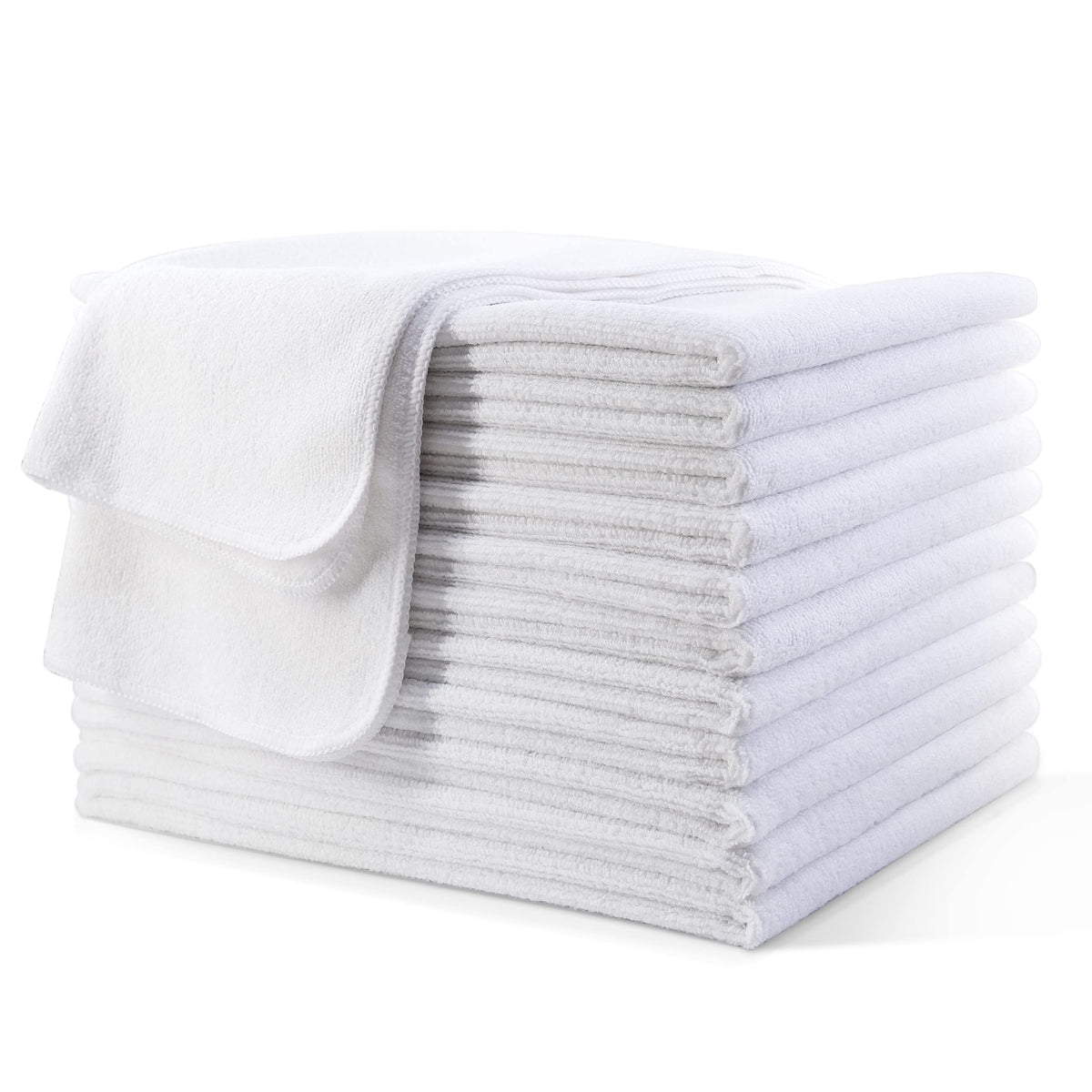 POLYTE professional microfiber hair towel close-up texture for fast gentle drying