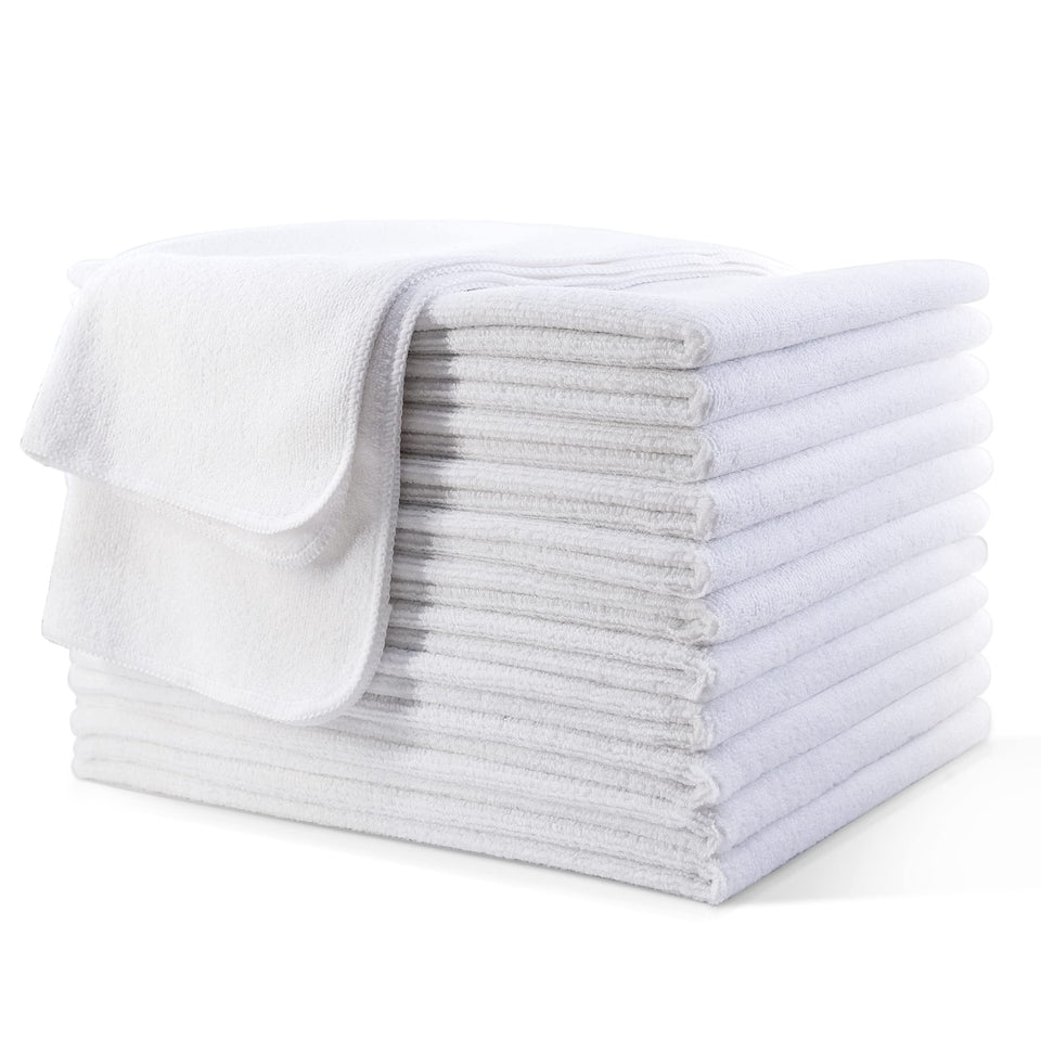 POLYTE professional microfiber hair towel close-up texture for fast gentle drying