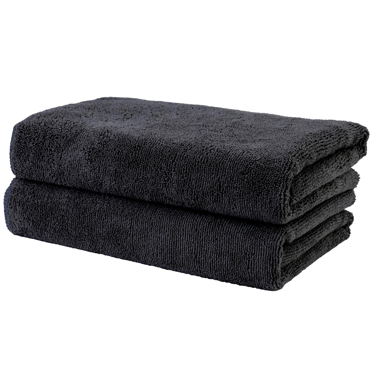 POLYTE Professional Quick Dry Towel folded for ultra-absorbent hair drying.