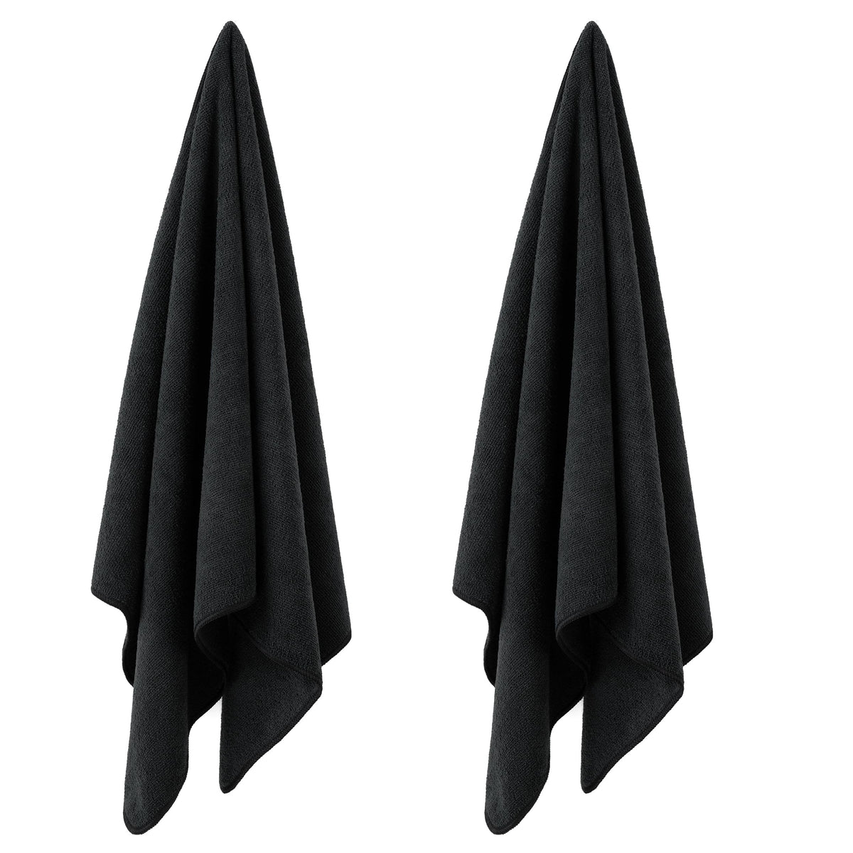 POLYTE microfiber close-up highlights absorbent fibers for faster drying.