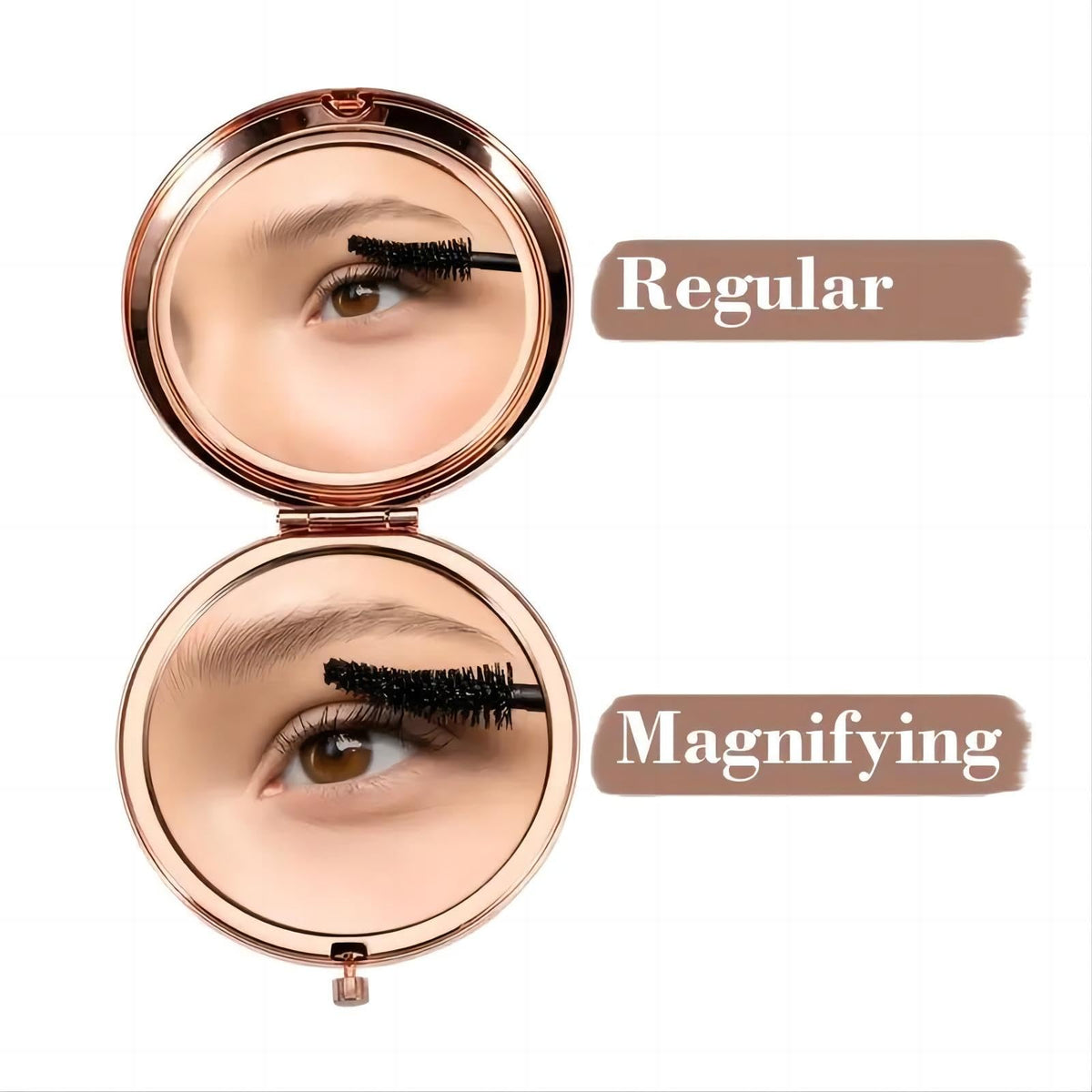 Polzwgck compact mirror adds a thoughtful touch to daily routines.