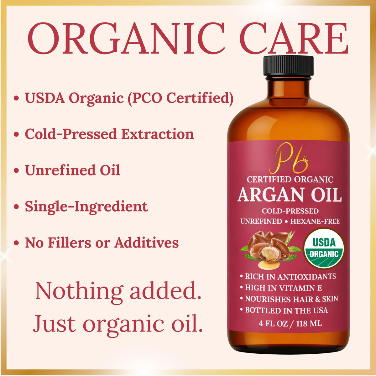 Pomberries Argan Oil applied to the face for smooth, hydrated skin.