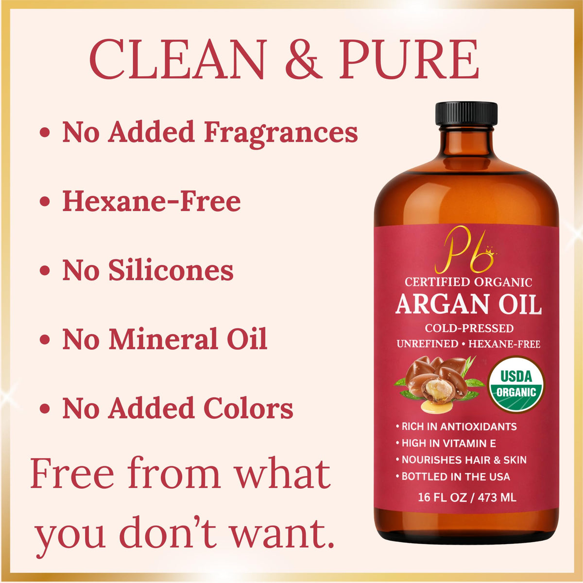Pomberries Argan Oil for nails and cuticles supports conditioning and strength.