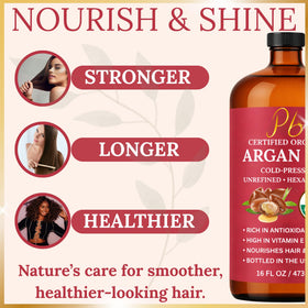 Pomberries Argan Oil used as a relaxing massage oil.