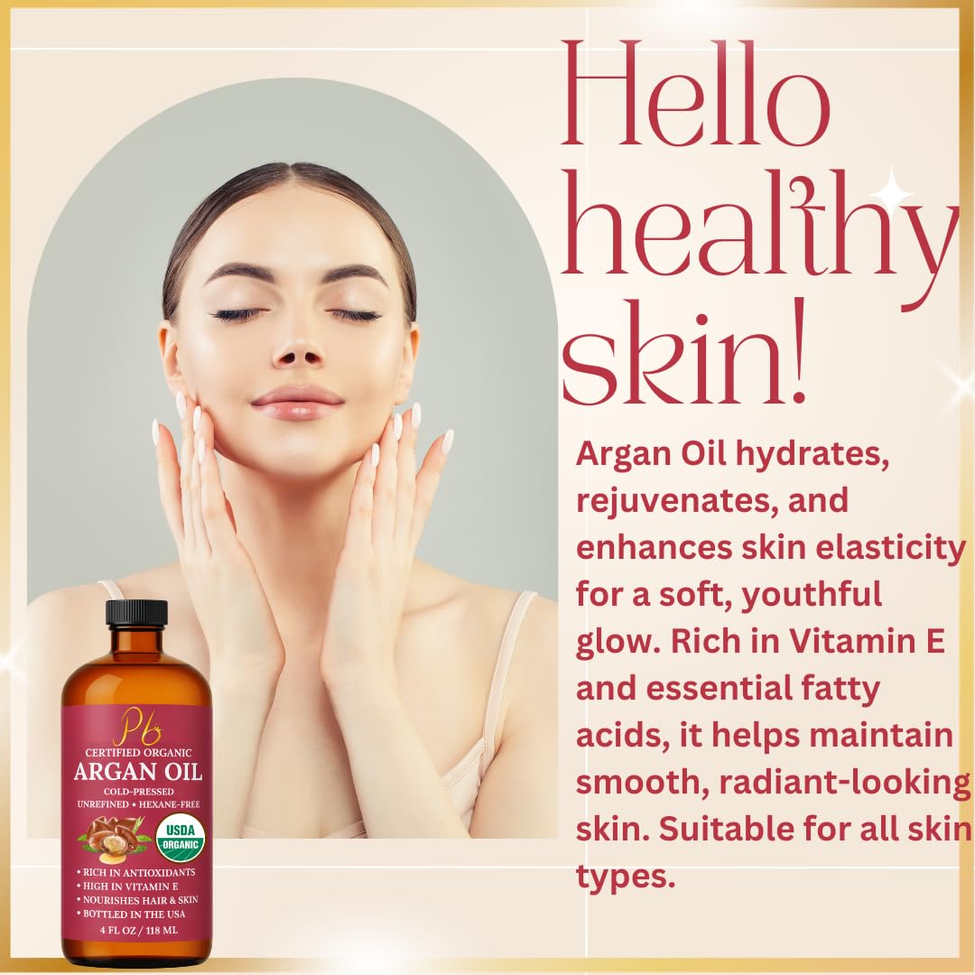 Pomberries Argan Oil fragrance-free formula supports sensitive skin use.