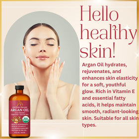 Pomberries Argan Oil fragrance-free formula supports sensitive skin use.