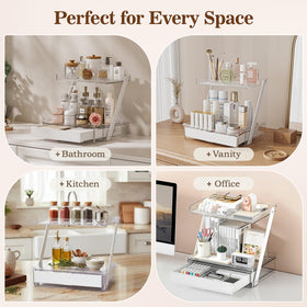 Pomohome heavy-duty brackets prevent wobble for stable storage.