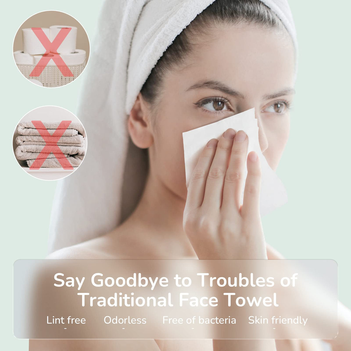 POMPOM LIFE biodegradable label signals eco-friendly choice for sustainable care.