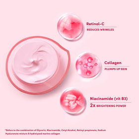 POND'S Age Miracle night cream being applied to clean skin.