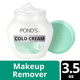 Pond's Cold Cream Cleanser soft-skin finish after use.