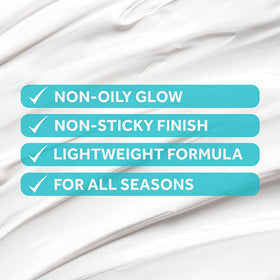 POND'S Light Moisturiser texture spread demonstrates quick absorption and light hydration.