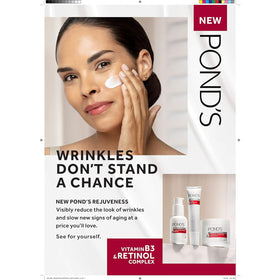 POND'S Rejuveness line with eye cream and night cream shows complete routine.