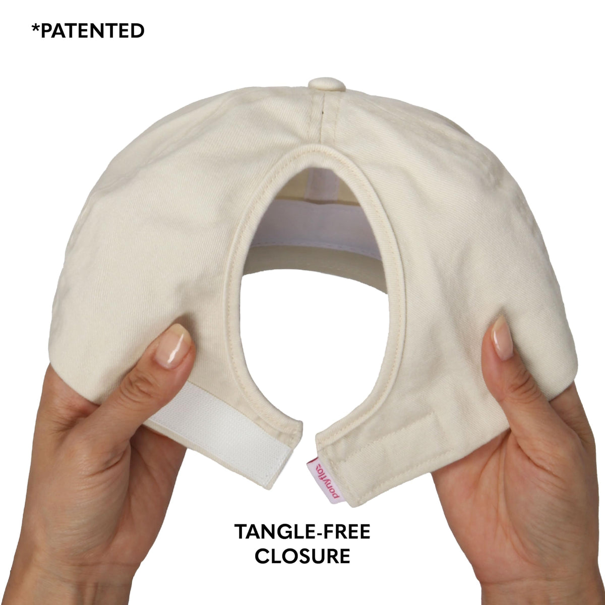 PONYFLO curved-brim shading the face for everyday outfits.