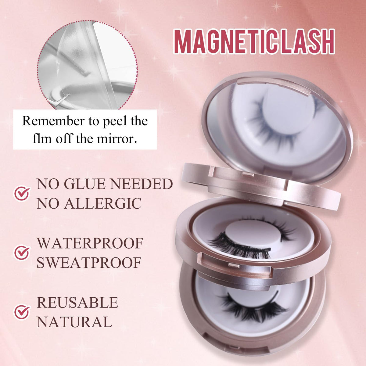 Pooljoy Hunnyfit natural-look lashes shown in close-up for realistic curl and length.