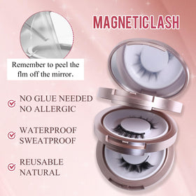 Pooljoy Hunnyfit natural-look lashes shown in close-up for realistic curl and length.