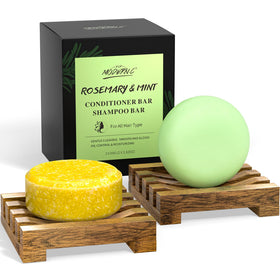 POP MODERN.C Rosemary Shampoo Bar foam cleanses the scalp and refreshes hair.