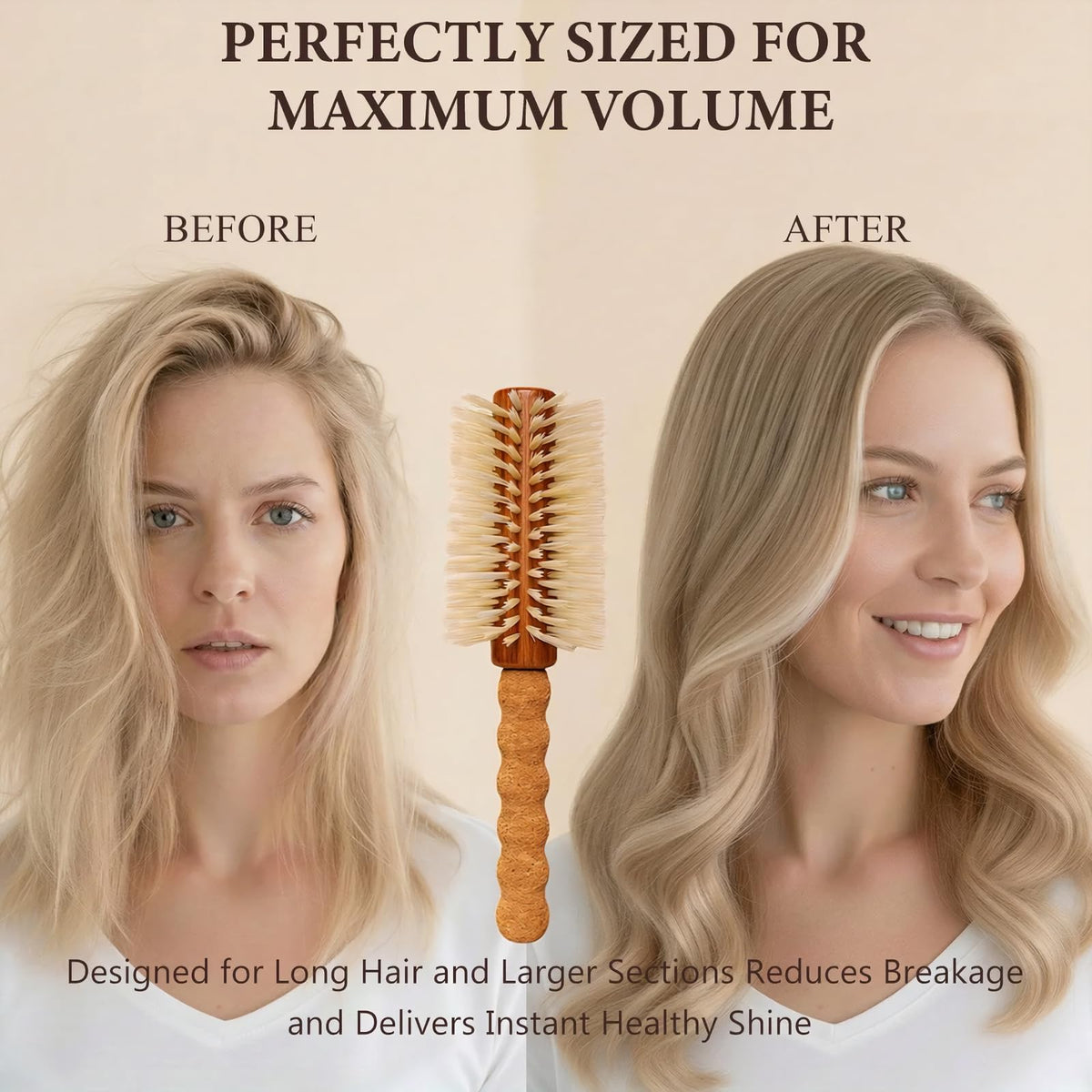 Popcode dual-edge cleaner included keeps bristles clear of hair and residue