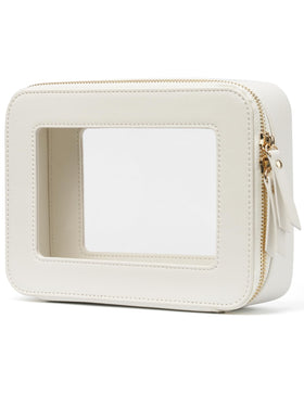 Popvibe Clear Makeup Case with a clear design for fast visibility and easy access.