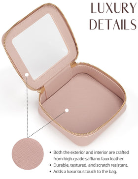Popvibe Clear Makeup Case mini size ideal for tote essentials.