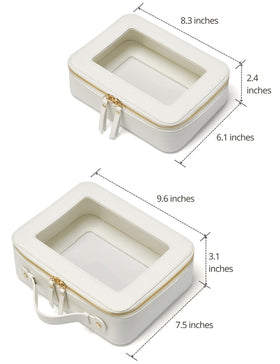 Popvibe two-piece medium set open showcasing organized compartments.