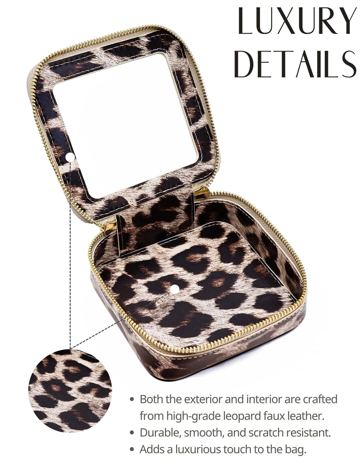 Popvibe compact 5x4.7x2 inch size fits essentials.