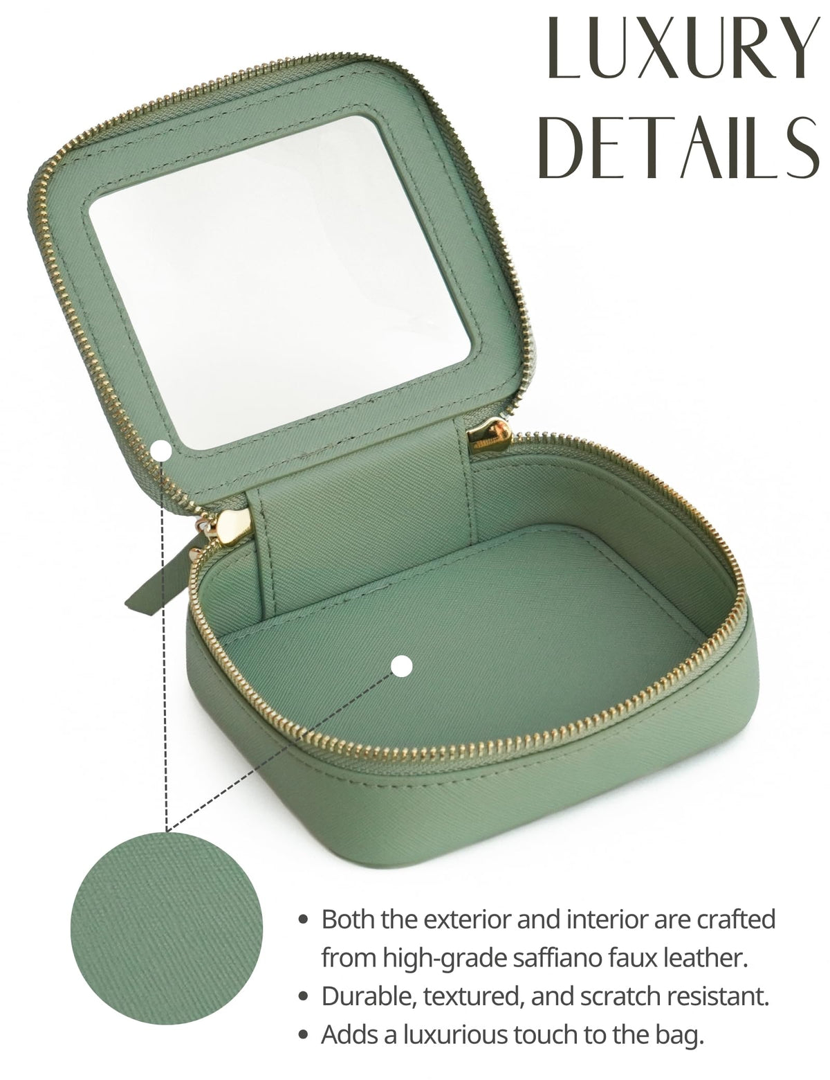 Popvibe compact travel organizer helps keep items neatly arranged.