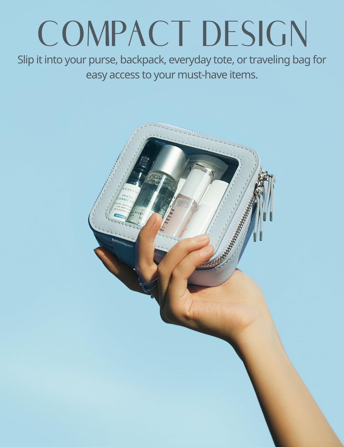 Popvibe Light blue color adds style and portability