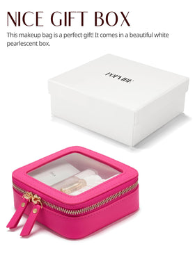 Popvibe 5'' x 4.7'' x 2'' mini bag fits in purses, backpacks, and totes.